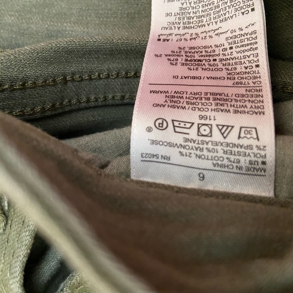 Green Ripped Jeans - Picture 3 of 3